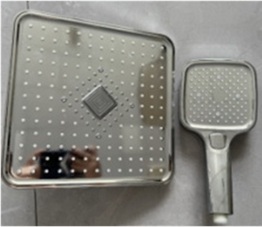 TEPE DUŞ BAŞLIĞI DİKDÖRTGEN KROM